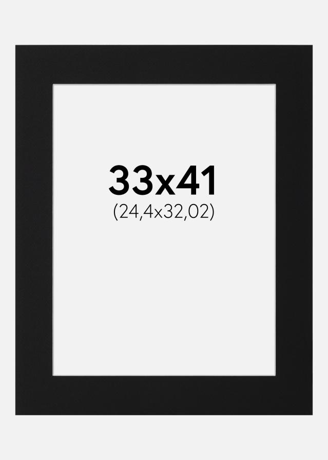 Pasparta Čierny Štandard (Biele Jadro) 33x41 cm (24,4x32,02)