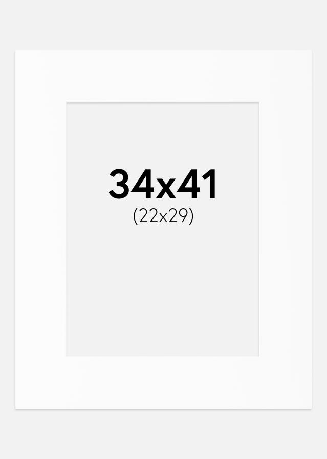 Pasparta Biely Štandard (Biele Jadro) 34x41 cm (22x29)