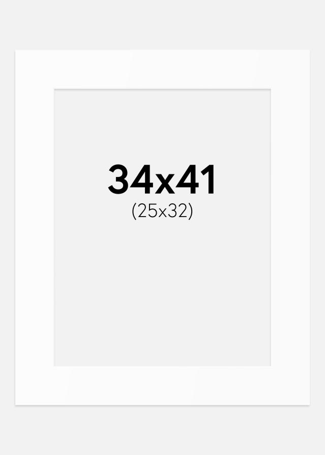 Pasparta Biely Štandard (Biele Jadro) 34x41 cm (25x32)