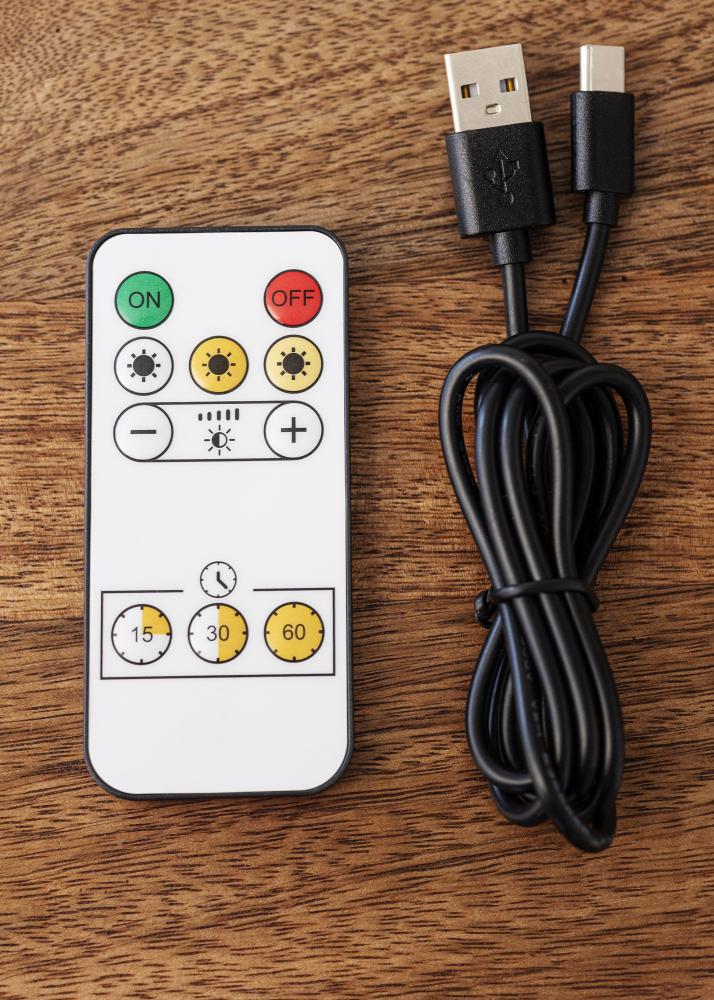 KAILA Luster Batériové Osvetlenie Obrazu 32 cm - Čierna