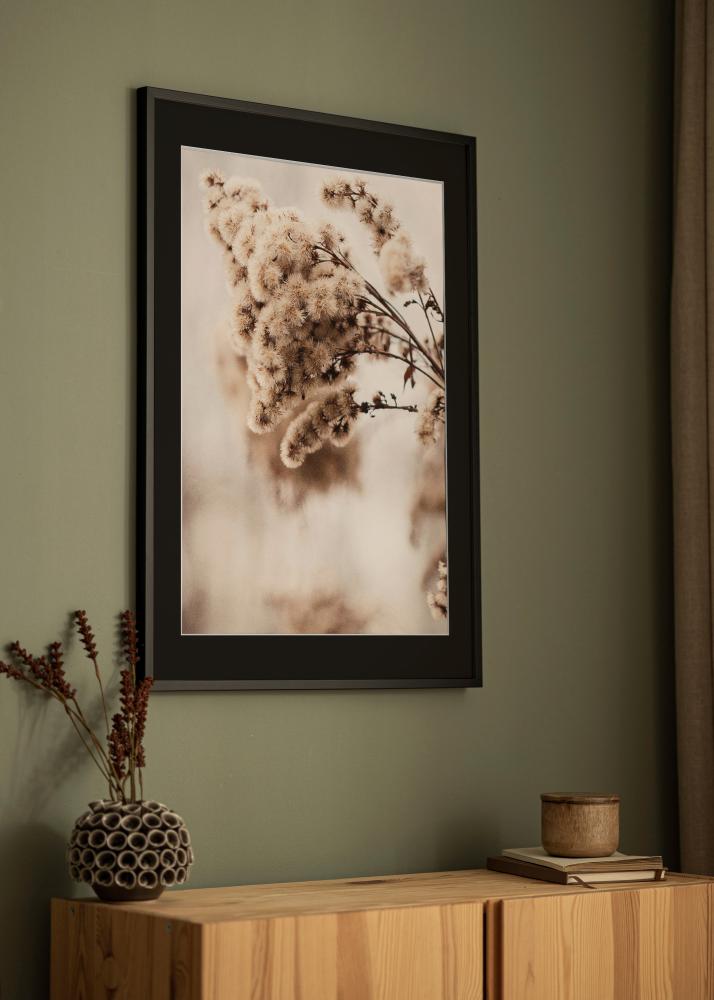 Rám E-Line Cierna 30x40 cm - Pasparta Cierna 21x29,7 cm (A4)