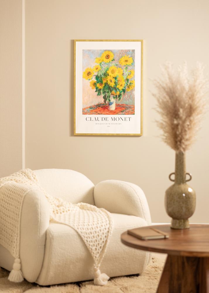 Rám Ares Akrylové sklo Zlatá 50x60 cm