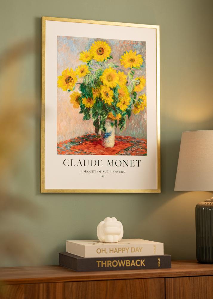 Rám Ares Akrylové sklo Zlatá 50x60 cm