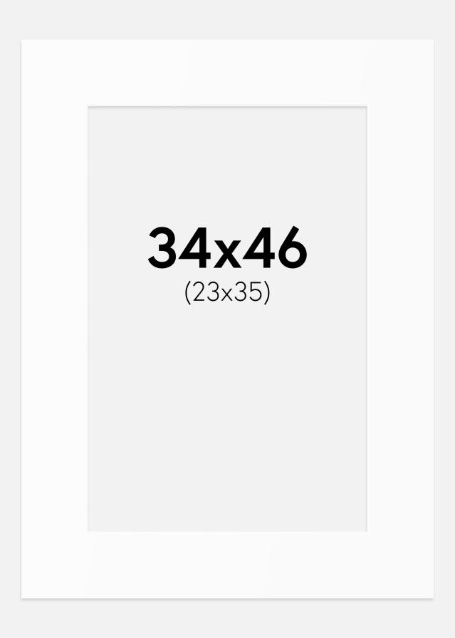 Pasparta Biely Štandard (Biele Jadro) 34x46 cm (23x35)