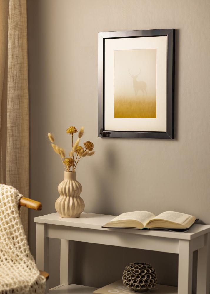 Rám Åsarna Cierny lesklý - Lubovolný Rozmer