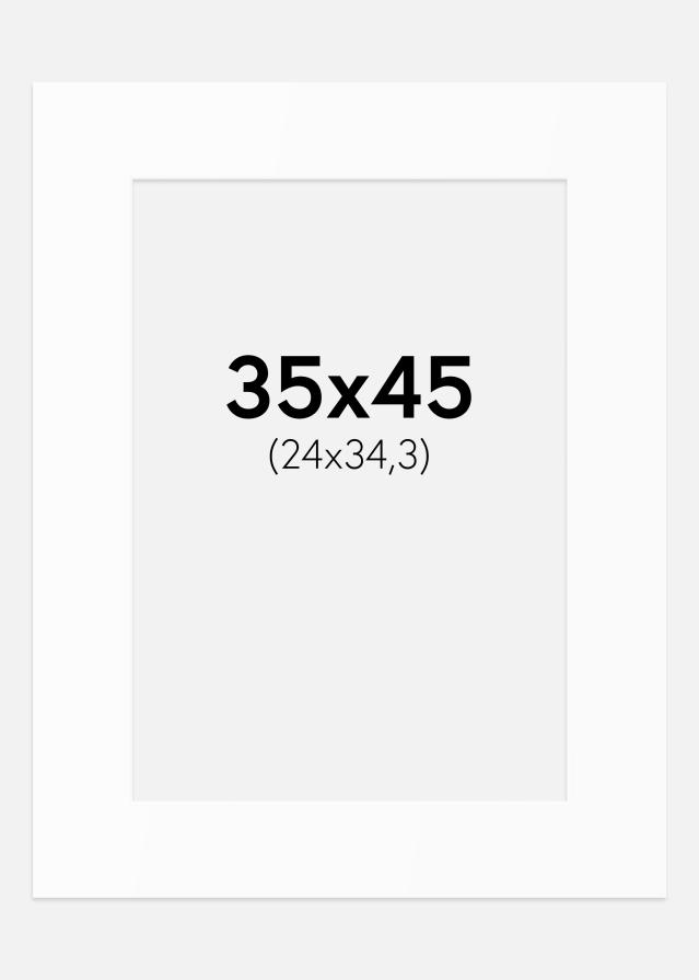 Pasparta Biely Štandard (Biele Jadro) 35x45 cm (24x34,3)