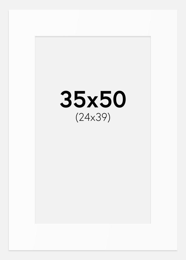 Pasparta Biely Štandard (Biele Jadro) 35x50 cm (24x39)
