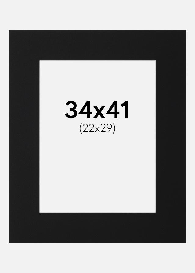 Pasparta Čierny Štandard (Biele Jadro) 34x41 cm (22x29)