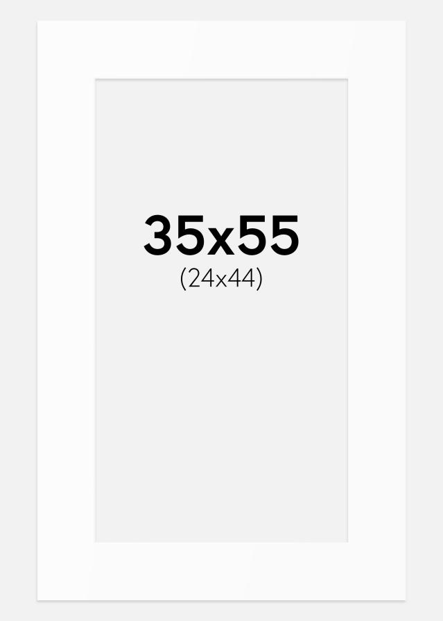 Pasparta Biely Štandard (Biele Jadro) 35x55 cm (24x44)
