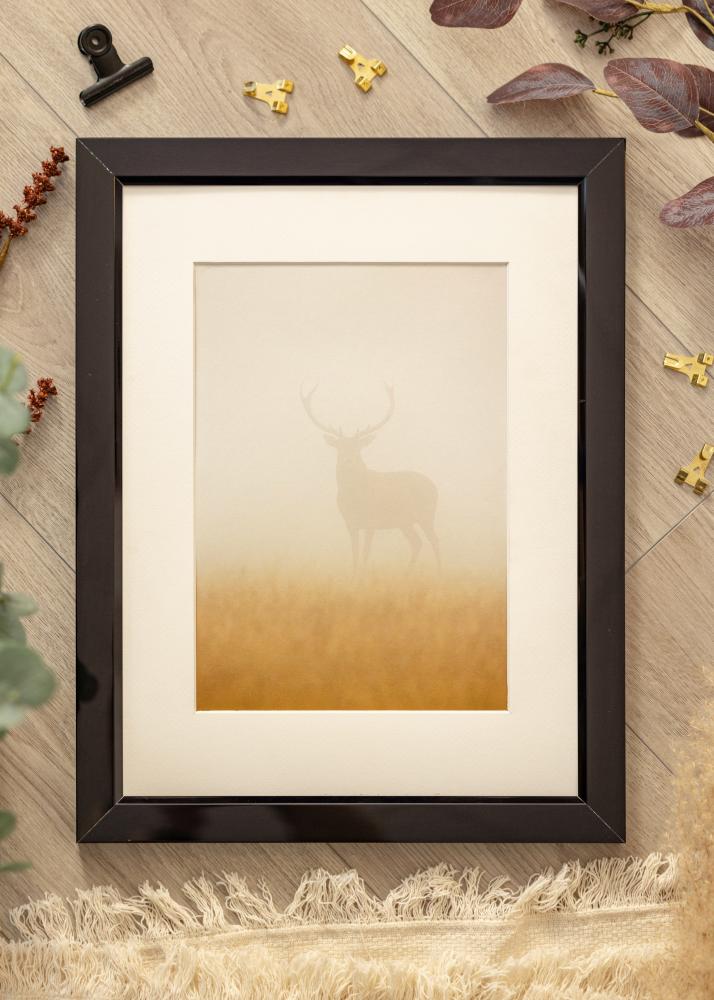 Rám Åsarna Cierny lesklý - Lubovolný Rozmer