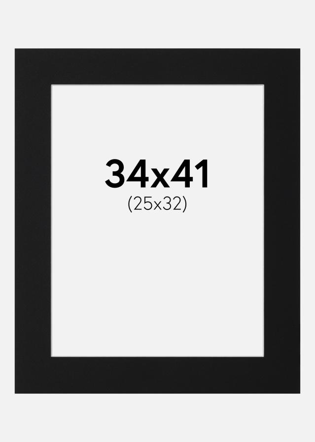 Pasparta Čierny Štandard (Biele Jadro) 34x41 cm (25x32)