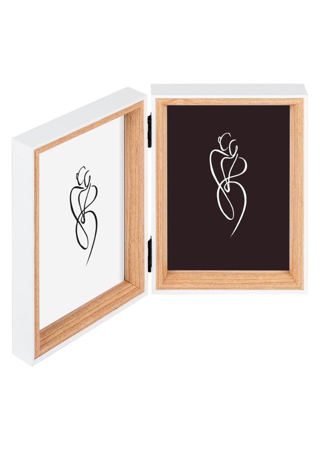 Silhouette Otvárací rám Dub 10x15 cm – 2 obrázky