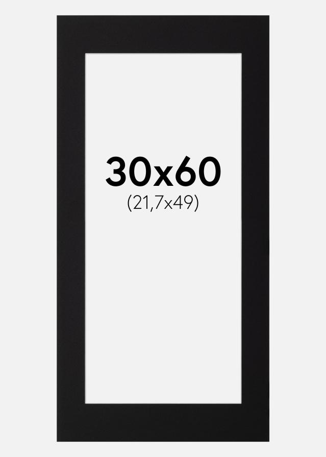 Pasparta Canson Cierna Biely stred 30x60 cm (21,7x49)