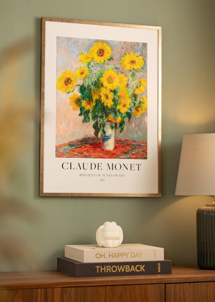 Rám Ares Akrylové sklo Mosadz 21x29,7 cm (A4)