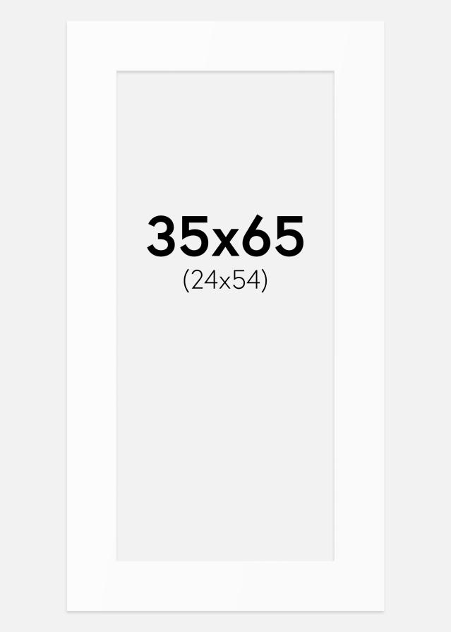 Pasparta Biely Štandard (Biele Jadro) 35x65 cm (24x54)