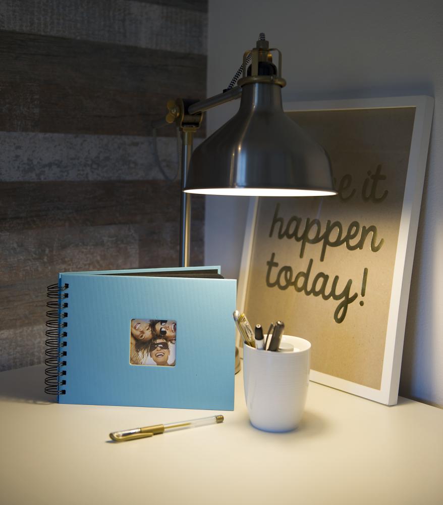 Fun Špirálový album Zelená - 23x17 cm (40 Cierna Strany / 20 listov)