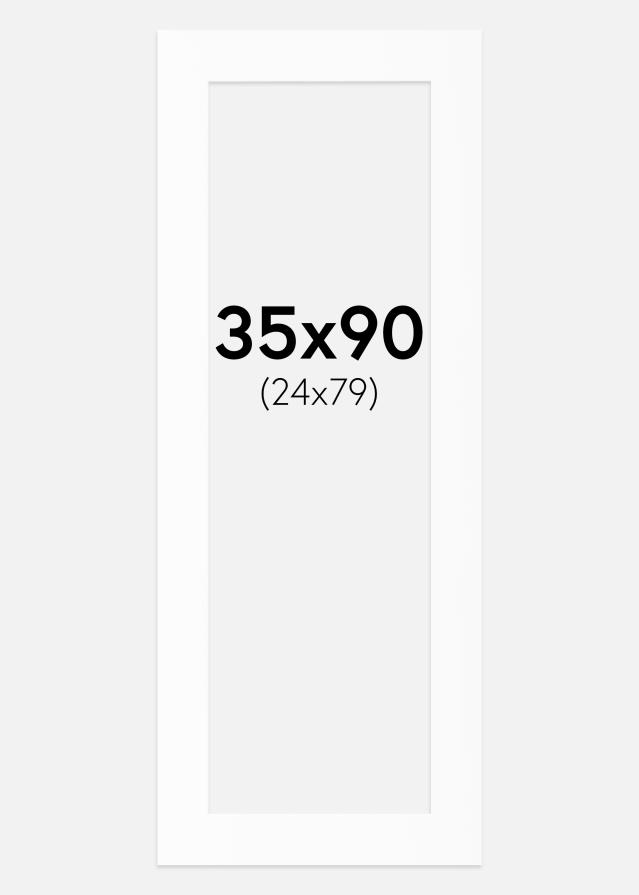 Pasparta Biely Štandard (Biele Jadro) 35x90 cm (24x79)