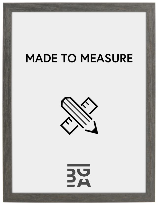 Rám Björkö - Sivá škrabaná - Lubovolný Rozmer