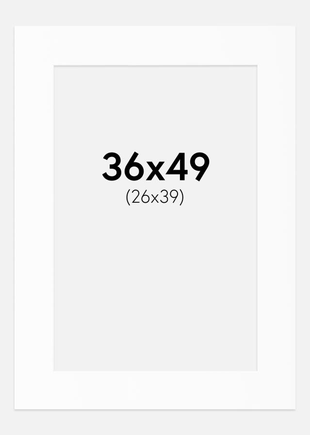 Pasparta Biely Štandard (Biele Jadro) 36x49 cm (26x39)