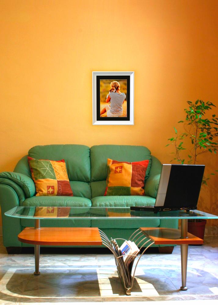 Rám Öjaren Biela 70x100 cm - Pasparta Cierna 59,4x84 cm (A1)