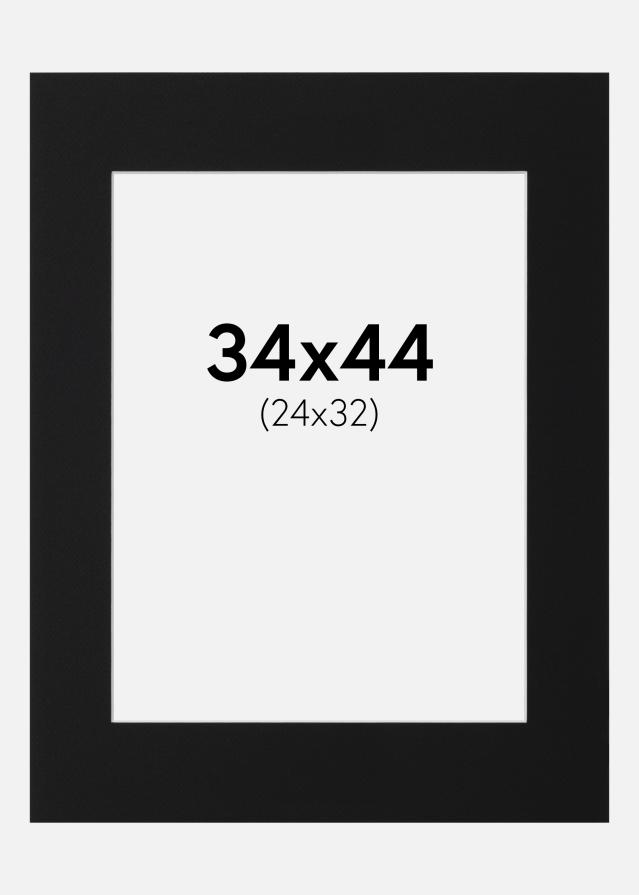 Pasparta Čierny Štandard (Biele Jadro) 34x44 cm (24x32)