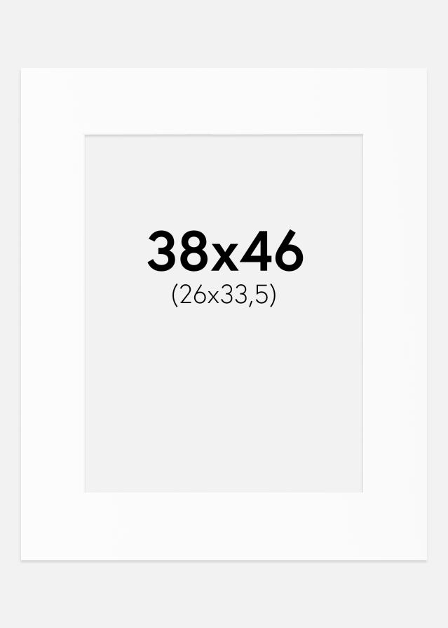 Pasparta Biely Štandard (Biele Jadro) 38x46 cm (26x33,5)