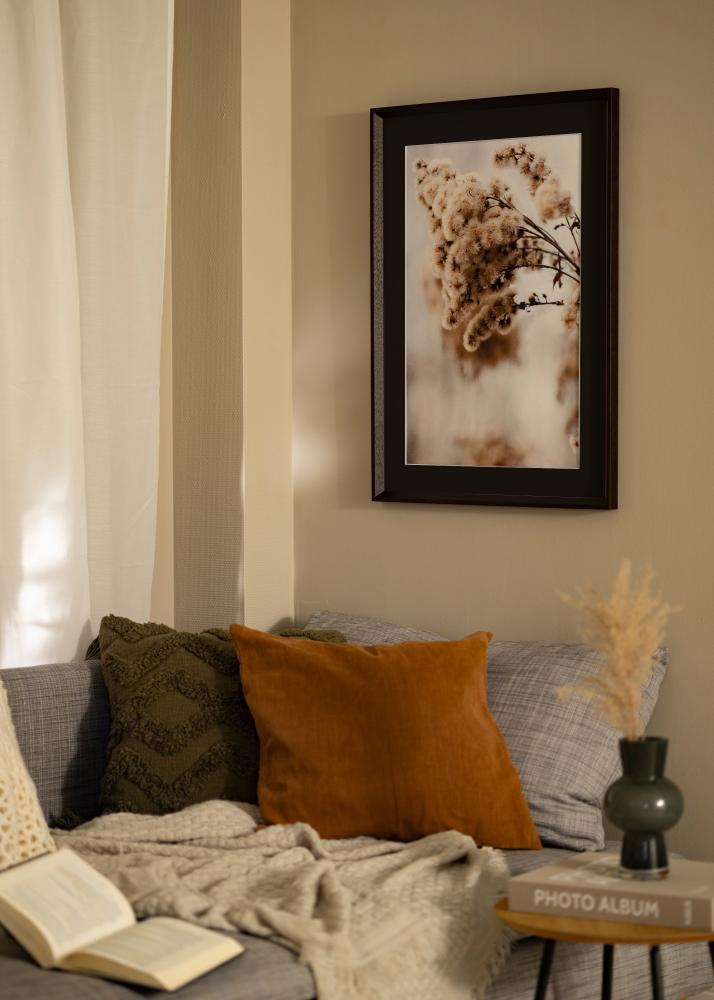 Rám Globe Espresso 24x30 cm - Pasparta Cierna 7x9 inches