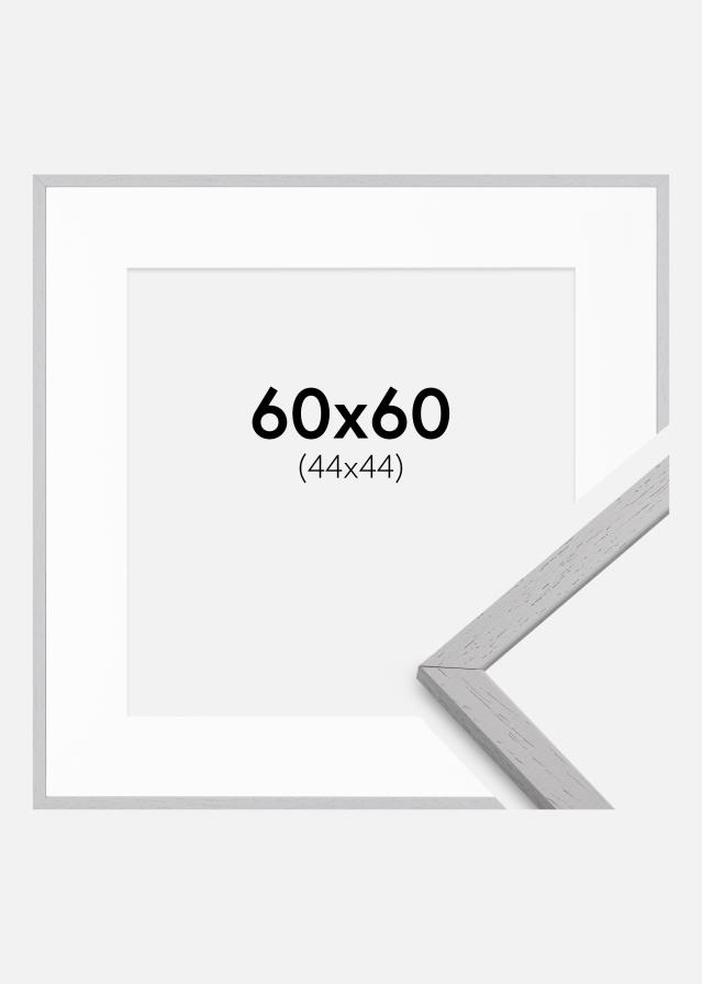 Rám Edsbyn Grey 60x60 cm - Pasparta Biela 45x45 cm