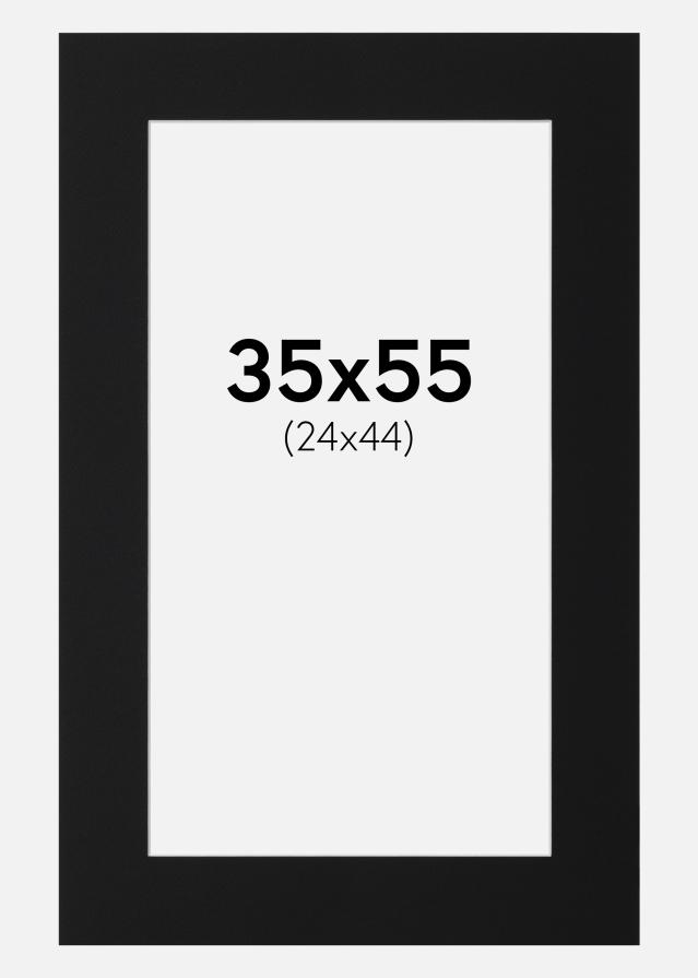 Pasparta Čierny Štandard (Biele Jadro) 35x55 cm (24x44)