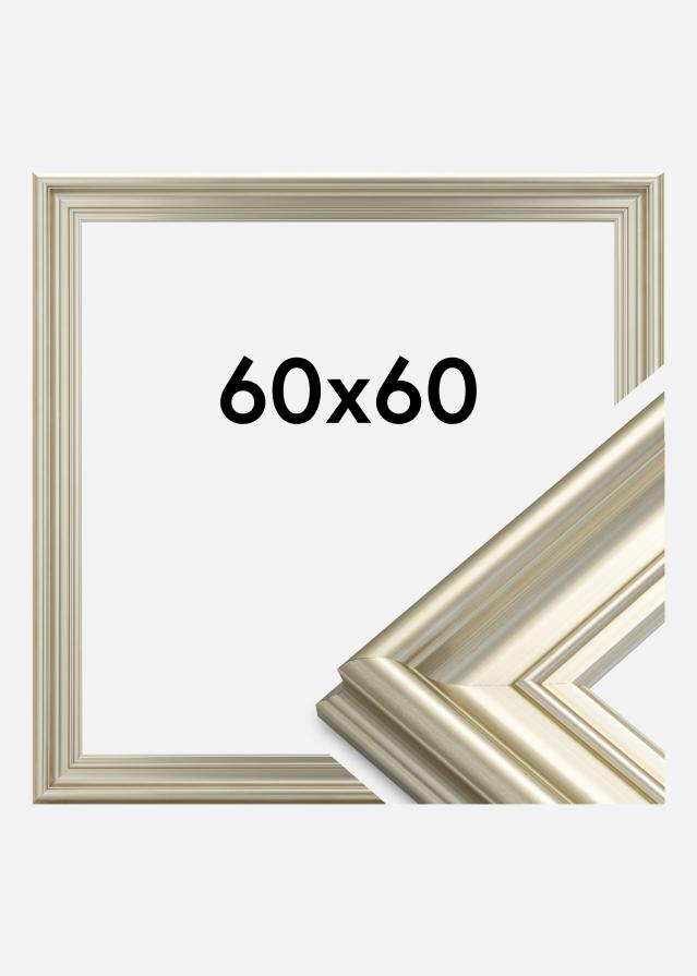 Rám Mora Prémium Strieborná 60x60 cm