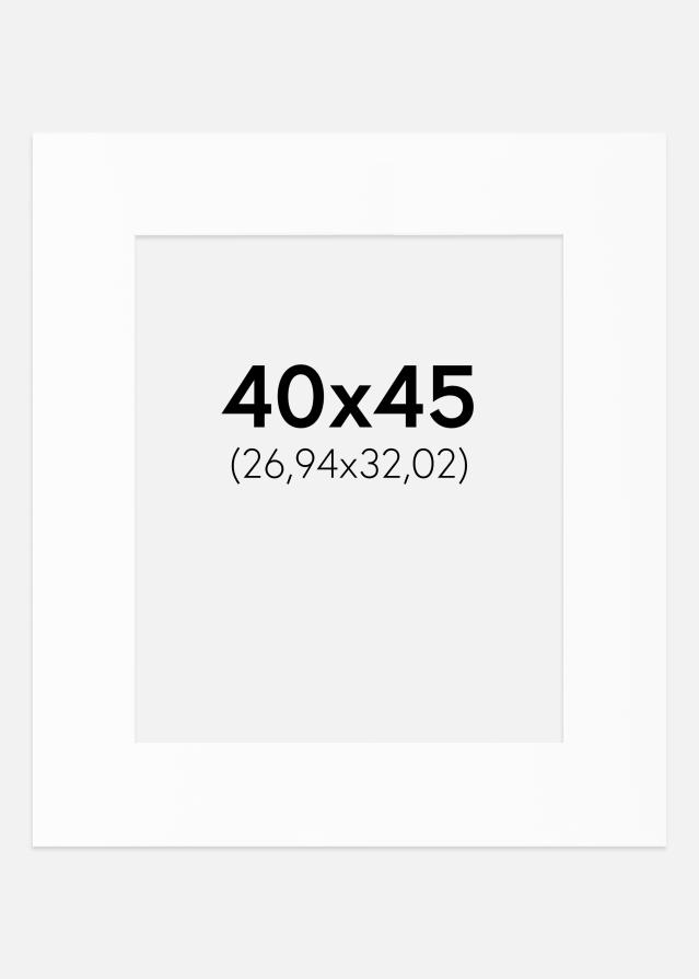 Pasparta Biely Štandard (Biele Jadro) 40x45 cm (26,94x32,02)