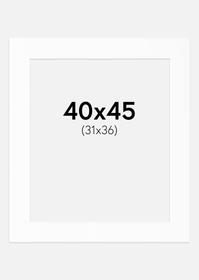 Pasparta Biely Štandard (Biele Jadro) 40x45 cm (31x36)