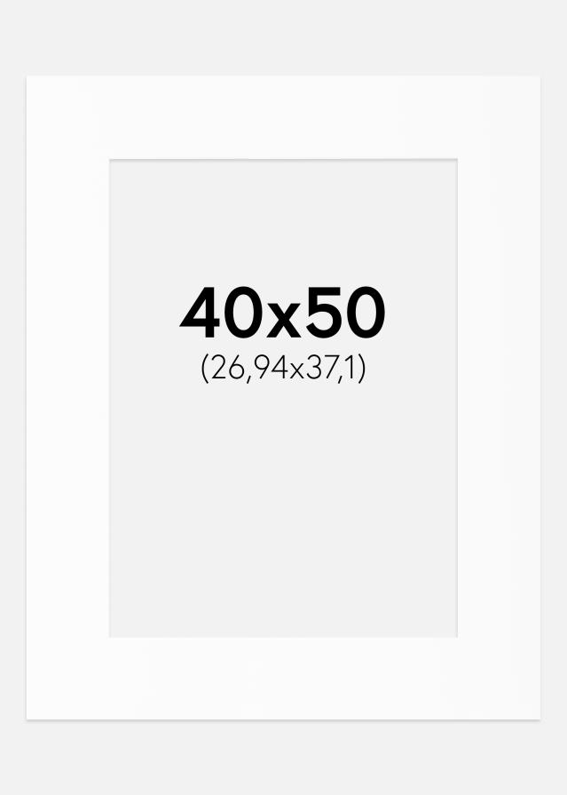 Pasparta Biely Štandard (Biele Jadro) 40x50 cm (26,94x37,1)