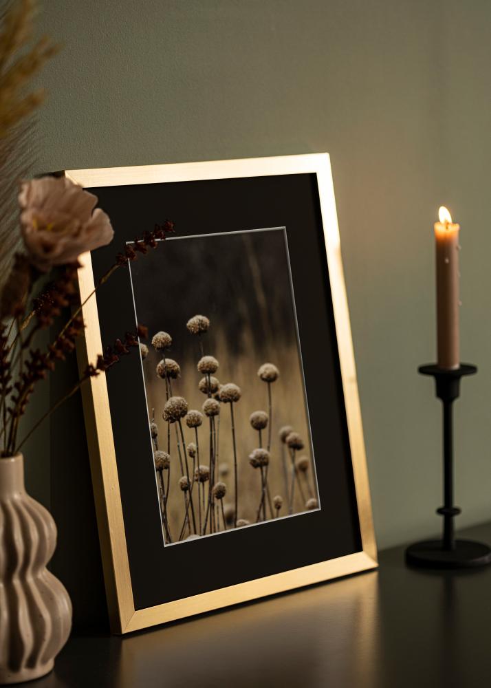 Rám Selection Zlatá 40x60 cm - Pasparta Cierna 30x50 cm