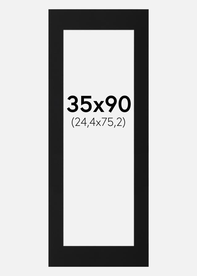 Pasparta Čierny Štandard (Biele Jadro) 35x90 cm (24,4x75,2)