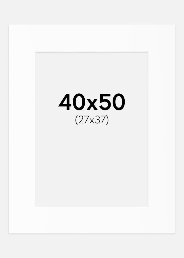 Pasparta Biely Štandard (Biele Jadro) 40x50 cm (27x37)