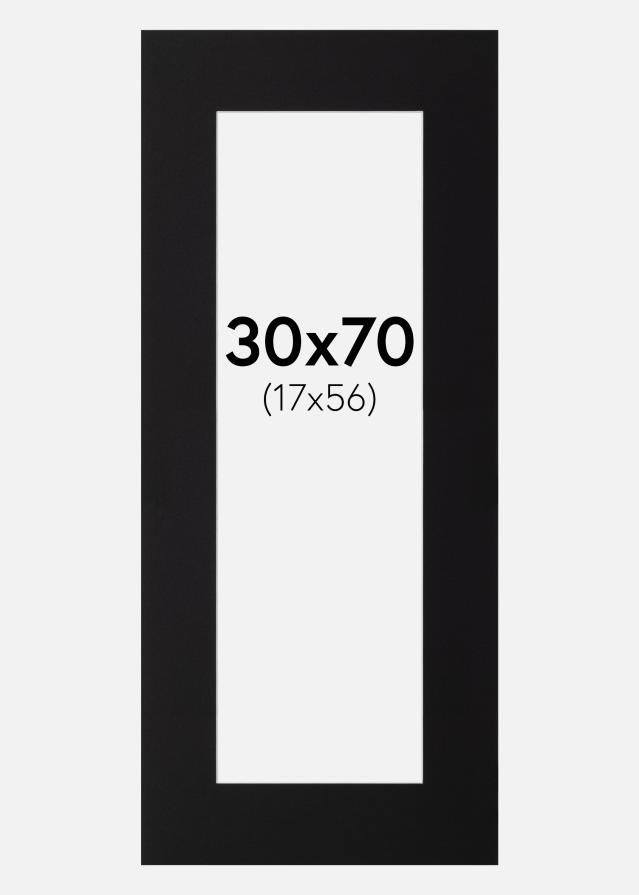 Pasparta Canson Cierna Biely stred 30x70 cm (17x56)