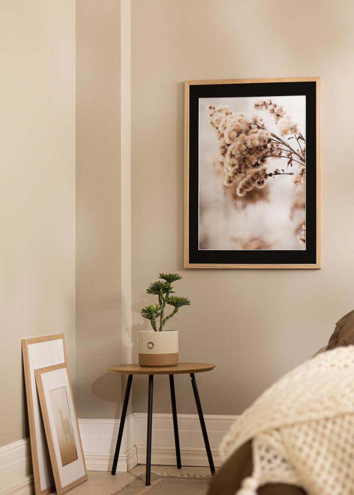 Rám Grimsåker Dub 60x60 cm - Pasparta Cierna 50x50 cm