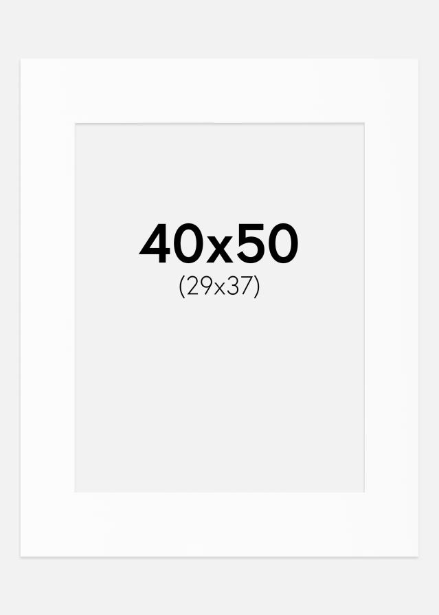 Pasparta Biely Štandard (Biele Jadro) 40x50 cm (29x37)