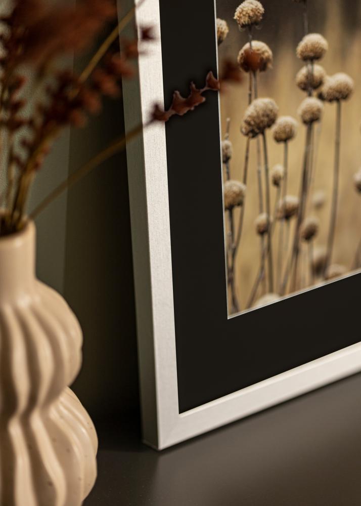 Rám Selection Strieborná 40x50 cm - Pasparta Cierna 30x40 cm