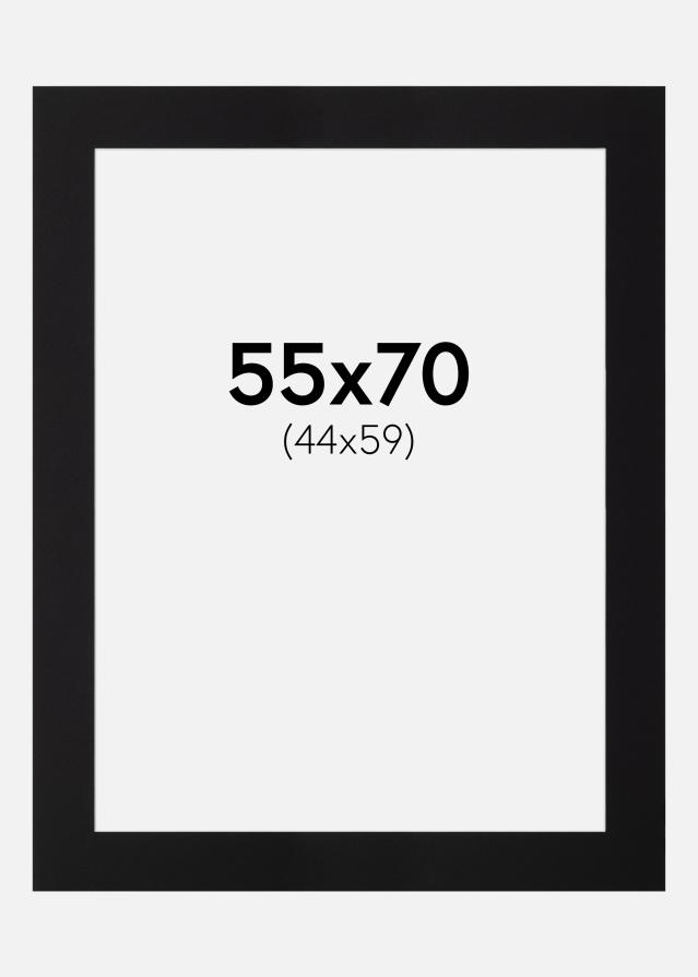 Pasparta Canson Cierna Biely stred 55x70 cm (44x59)