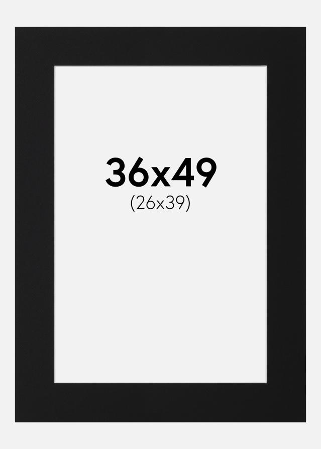 Pasparta Čierny Štandard (Biele Jadro) 36x49 cm (26x39)