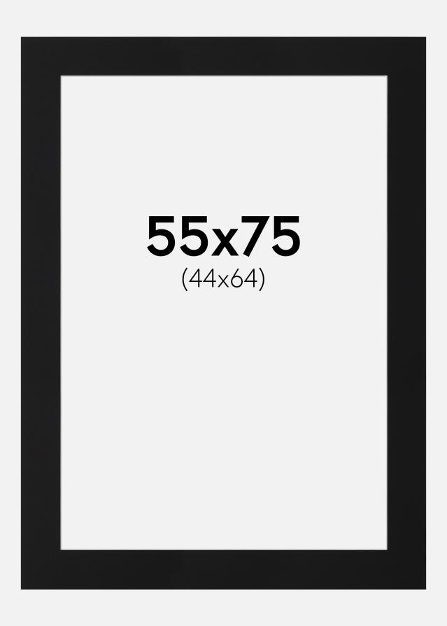 Pasparta Čierny Štandard (Biele Jadro) 55x75 cm (44x64)