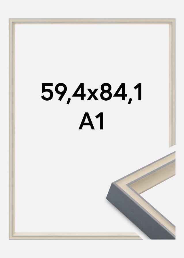 Rám Riga Akrylové sklo Sivý 59,4x84 cm (A1)