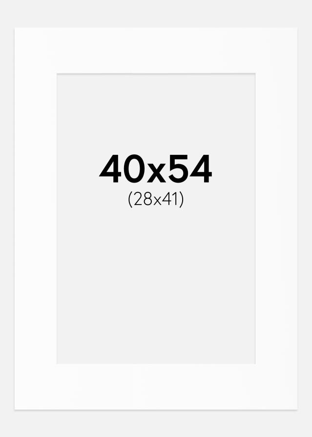 Pasparta Biely Štandard (Biele Jadro) 40x54 cm (28x41)