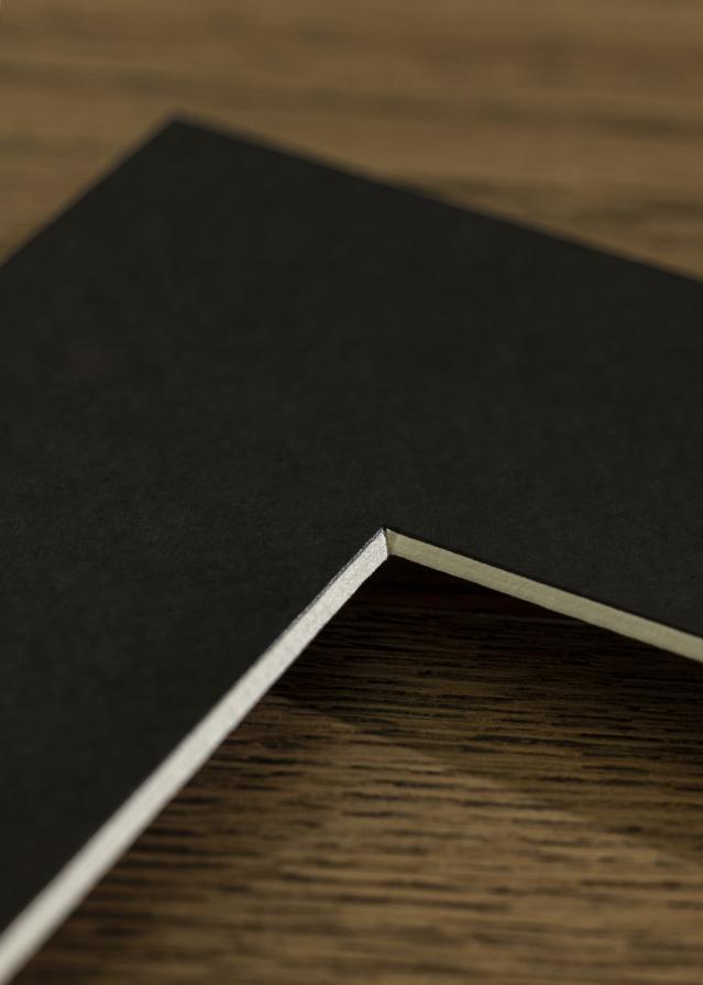 Pasparta Cierna Štandardný Biely stred 50x100 cm (29x79)