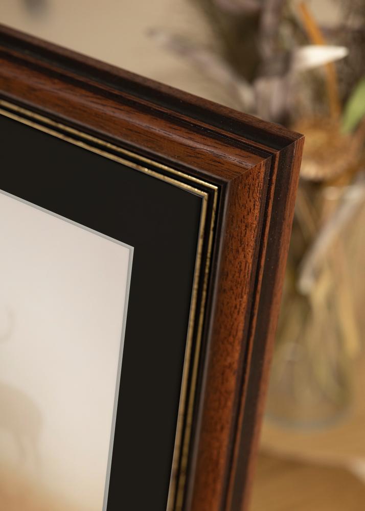 Rám Old Retro 40x50 cm - Pasparta Cierna 27x35 cm