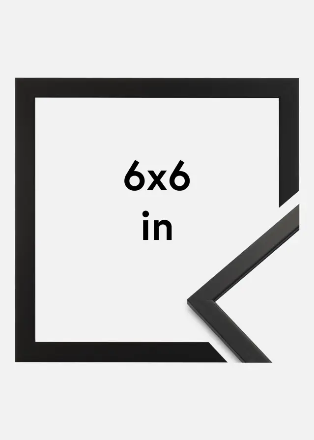 Rám Edsbyn Akrylové sklo Cierna 6x6 inches (15,24x15,24 cm)