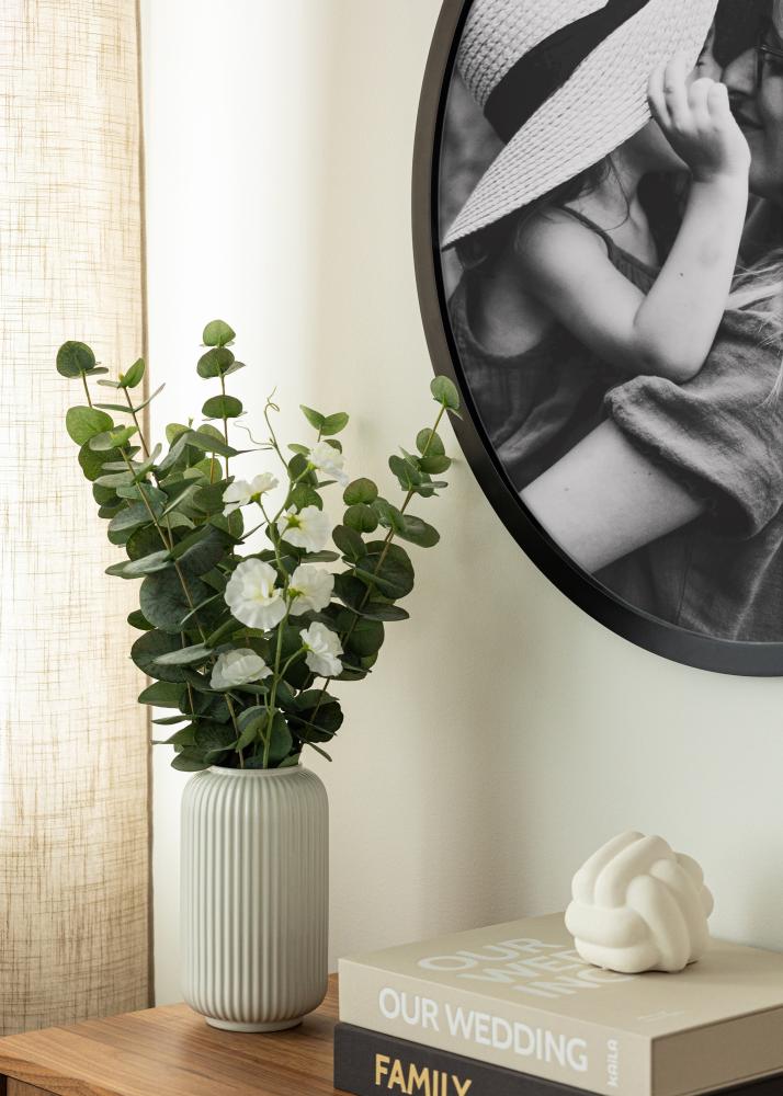 Okrúhly Rám Akrylové sklo Cierna 40 cm Ø