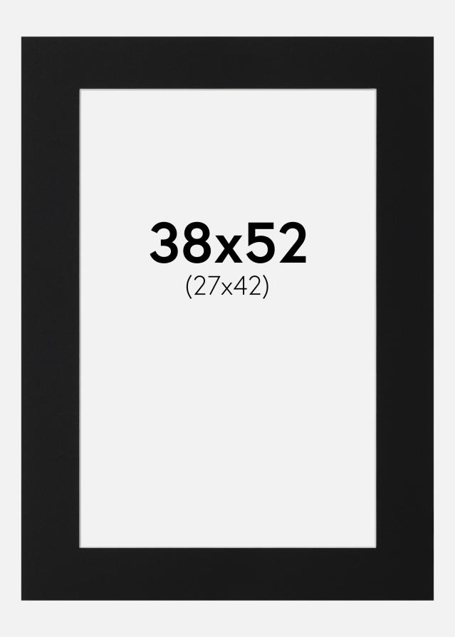 Pasparta Čierny Štandard (Biele Jadro) 38x52 cm (27x42)